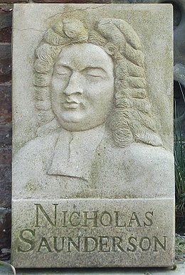 Jim Milner Figurative Sculpture - Portrait of the blind mathematician Dr Nicholas Saunderson, I. 2006