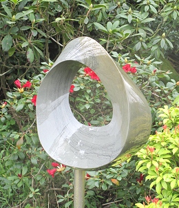 Jim Milner Geometric Sculpture Blue Egg